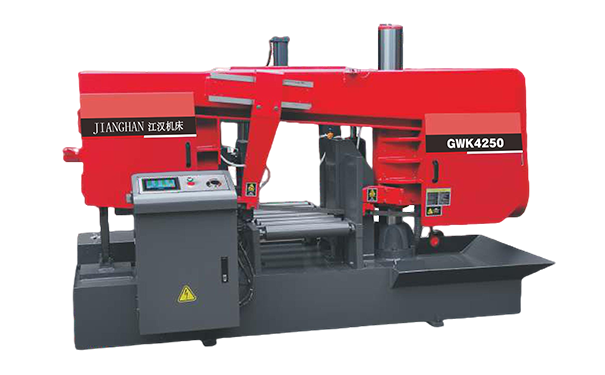 万载GWK4250卧式带锯床（型材专切）